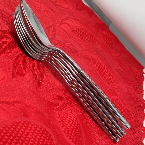 7X Tsp VTG Oneida Northland SECRET FLING Stainless Teaspoons - Picture 12 of 12